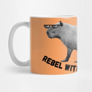 Capybara Rebel Without a Cause Mug